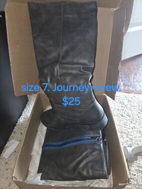Dark Grey Women's Mid-Calf Combat Boots